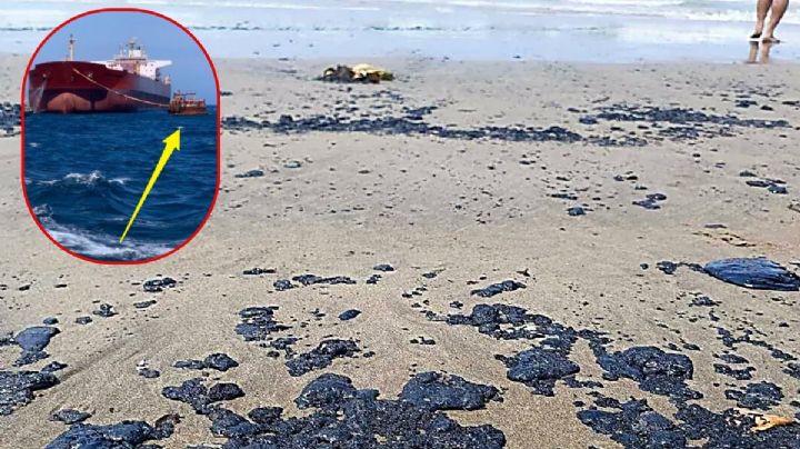 En plenas vacaciones reportan petróleo crudo en playas de Tabasco