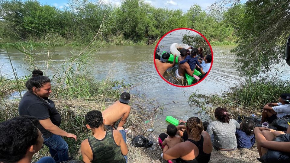 Migrantes en Matamoros buscan cruzar el Río Bravo