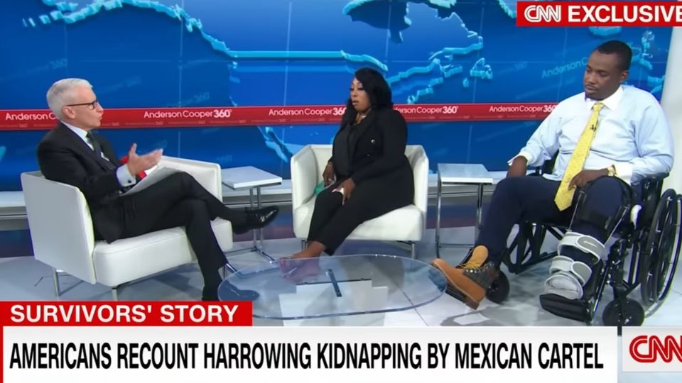LaTavia Washington y Eric Williams sobrevivieron al ataque y secuestro en Matamoros; ante las cámaras de CNN, detallan los hechos que vivieron al cruzar la frontera con México