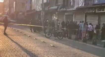 Balacera en calles del Centro de CDMX; hay 2 muertos