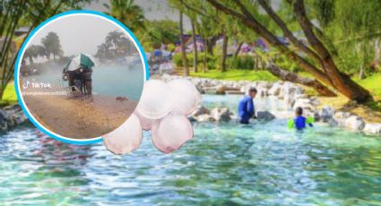 Tanto esperar las vacaciones para visitar un BALNEARIO de Hidalgo y graniza | VIDEO