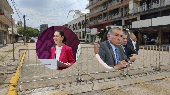 Con cierre de calles, preparan visita de Claudia y Adán Augusto a Veracruz