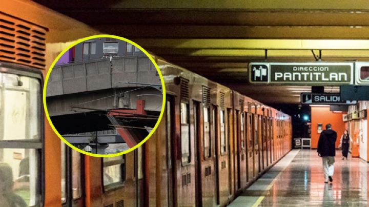 Metro CDMX: ¿Son seguras las estructuras naranjas que están poniendo en Pantitlán?