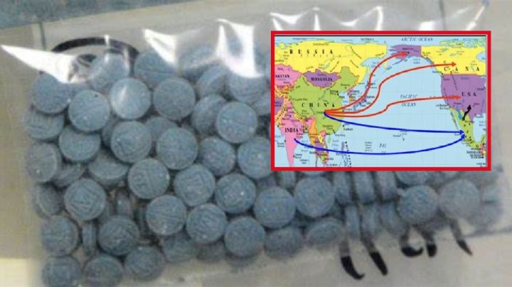 Fentanilo en EU: así son las rutas de China e India para México