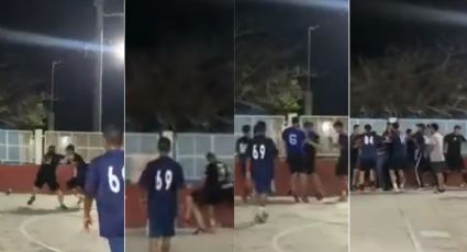 Suspenden a policías y carniceros por "batalla campal" en torneo de Paso de Ovejas