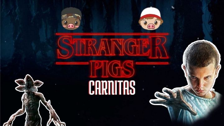VIDEO: Conoce “Stranger Pigs”, las carnitas poblanas con temática de la serie