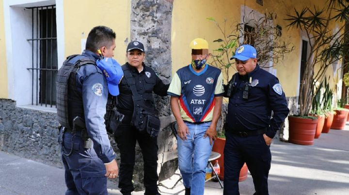 Franelero del América y otros 15 caen en Coyoacán por cobros ilegales