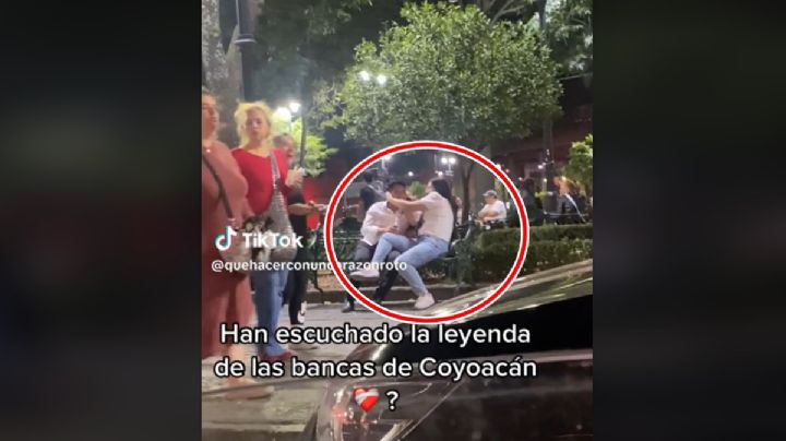 VIDEO TIKTOK: ¿Conoces la leyenda de las bancas de Coyoacán?
