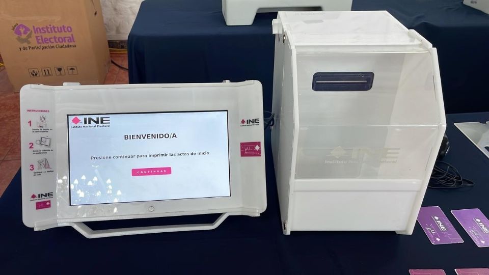 Así son las urnas electrónicas para el 4 de junio