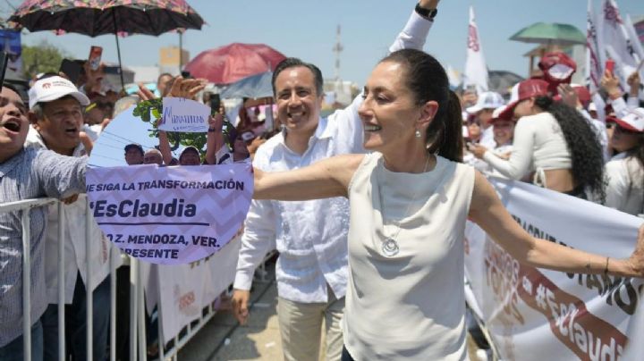Las mujeres podemos ser presidentas: Claudia Sheinbaum desde Coatzacoalcos