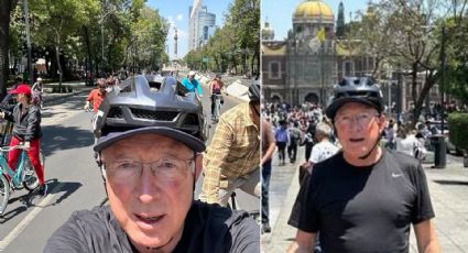 Los 14 kilómetros en bicicleta del embajador de Estados Unidos