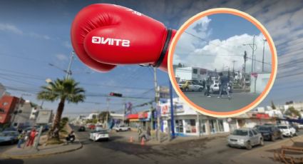 Conductores pachuqueños se agarran a golpes por no respetar el semáforo | VIDEO