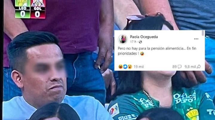 Quema a fan del León: debe la pensión de sus hijos y lo cacha en el partido