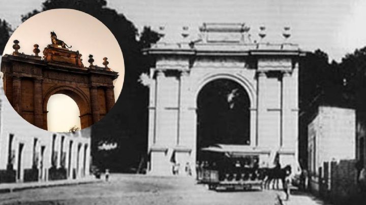 ¿Circularon alguna vez vehículos por debajo del Arco de la Calzada de León?