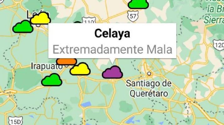 Celaya con la peor calidad del aire al inicio de esta semana
