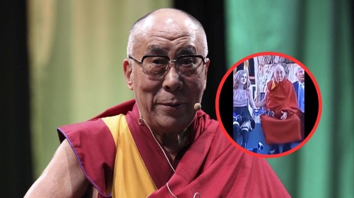 ¡Otra vez el Dalai Lama! Muestran video en que toca inapropiadamente a menor de edad
