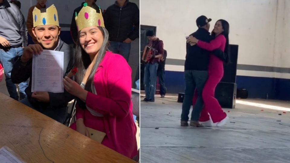 Un joven cumplió el sueño de muchos al casarse con su maestra de preparatoria, el hecho lo presumió en redes donde los comentarios no se hicieron esperar