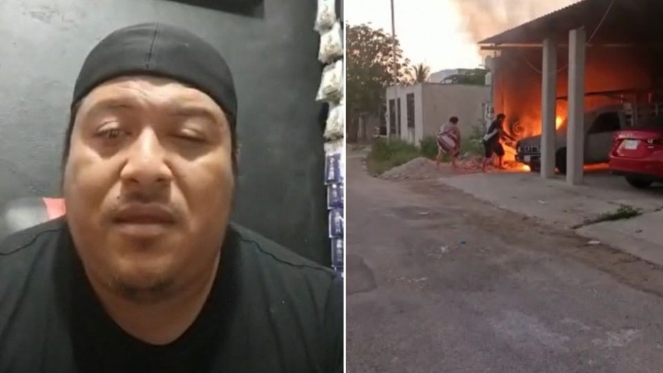 El domingo 4 de abril, una persona encapuchada se acercó a la casa de la familia de Daniela; horas después, en la madrugada, lanzaron una bomba molotov que provocó un incendio