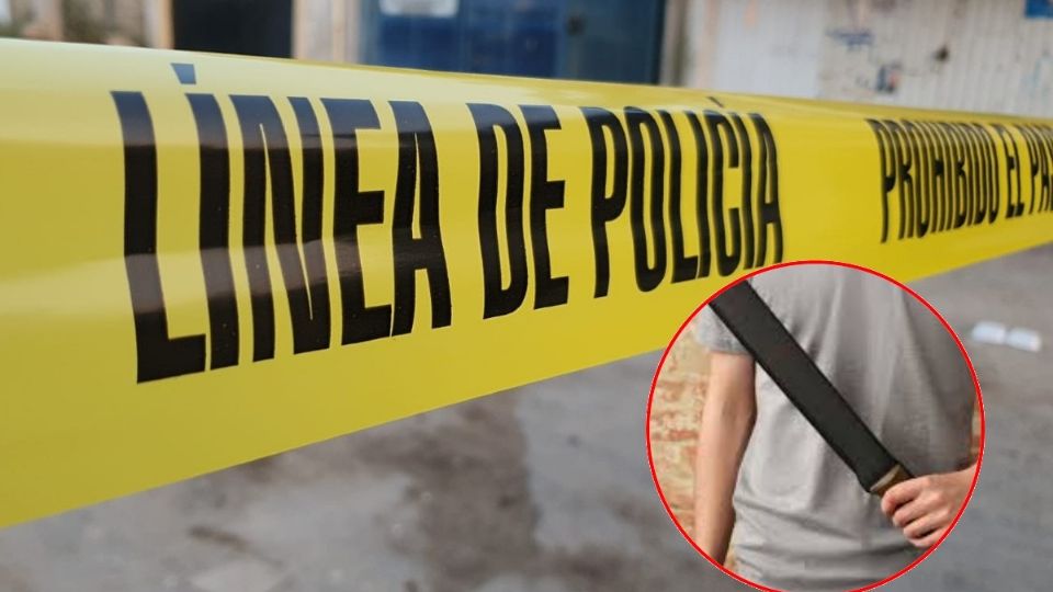 Detienen a hombre por asesinar a otro con un machete en Venustiano Carranza