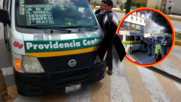 Muere abuelita atropellada por combi de Pachuca; chofer detenido | FOTOS