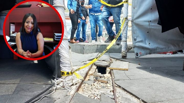 Hace años que Plaza Independencia tiene hoyos; responde Liliana Mera a funcionarios