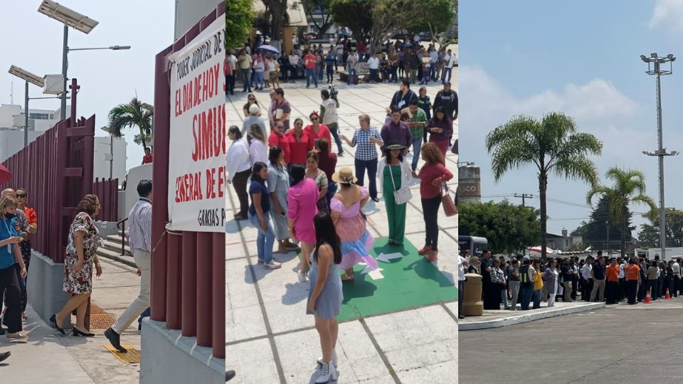 Simulacro Nacional en municipios de Veracruz