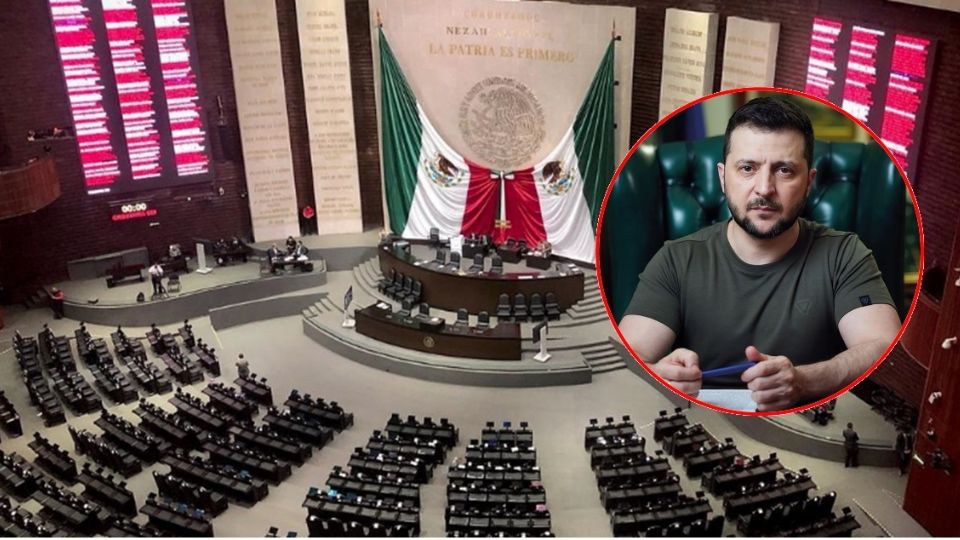 Zelenski dará discurso ante la Cámara de Diputados de México