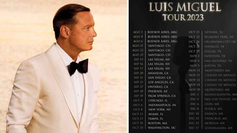 Luis Miguel se presentará en León el 6 de diciembre.