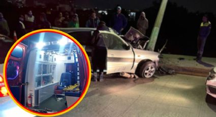 Inician vacaciones en Pachuca con mortal accidente; conductor destroza su Peugeot | FOTOS