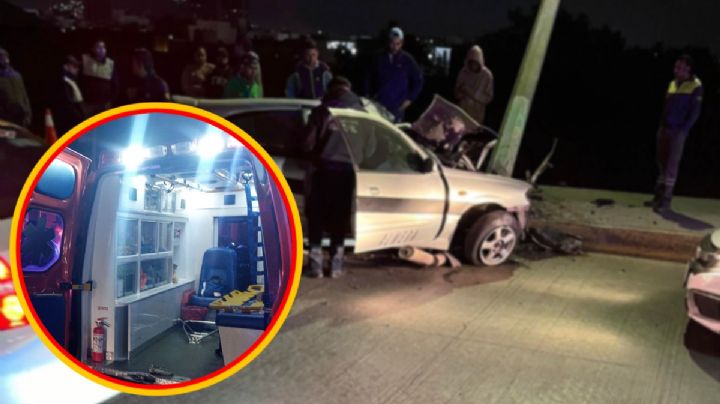 Inician vacaciones en Pachuca con mortal accidente; conductor destroza su Peugeot | FOTOS