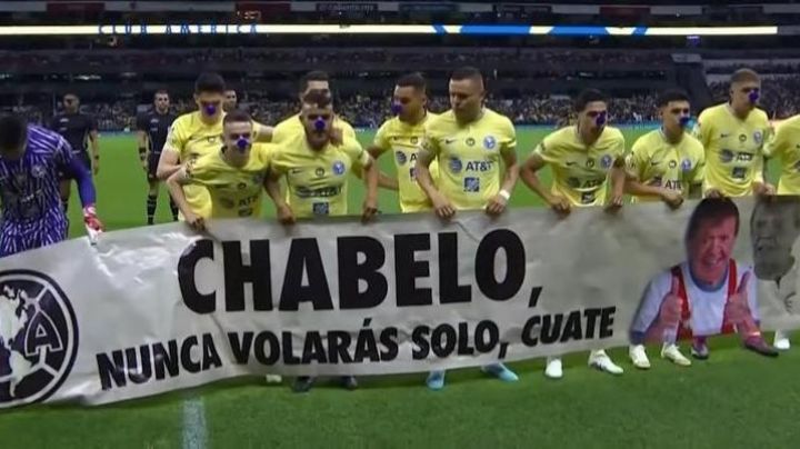 "Nunca volarás solo, Cuate", el América despide a Chabelo
