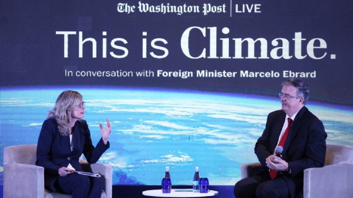 Foro The Washington Post: Ebrard pide a EU aclarar cómo combate al fentanilo