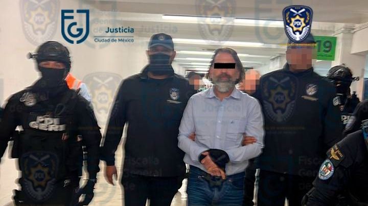 Christian Von Roehrich, al reclusorio Norte tras 4 meses prófugo