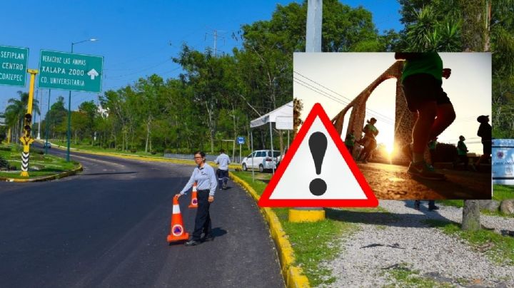 Nuevo cierre vial en Xalapa el domingo 23 de abril ¡Mira qué calles!