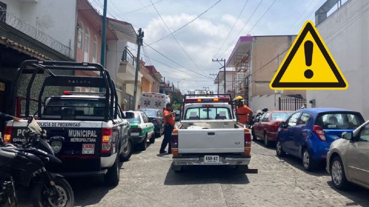 Trabajador se electrocuta pintando oficinas del ayuntamiento de Xalapa