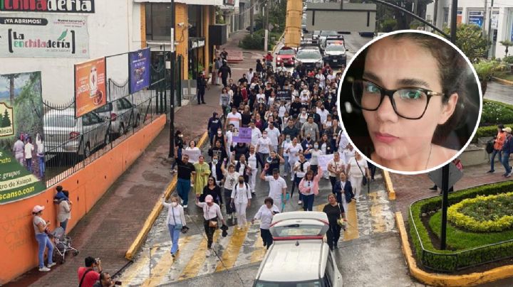 ¡Justicia! Marchan por Yarazeth Zepeta, enfermera asesinada en Xalapa