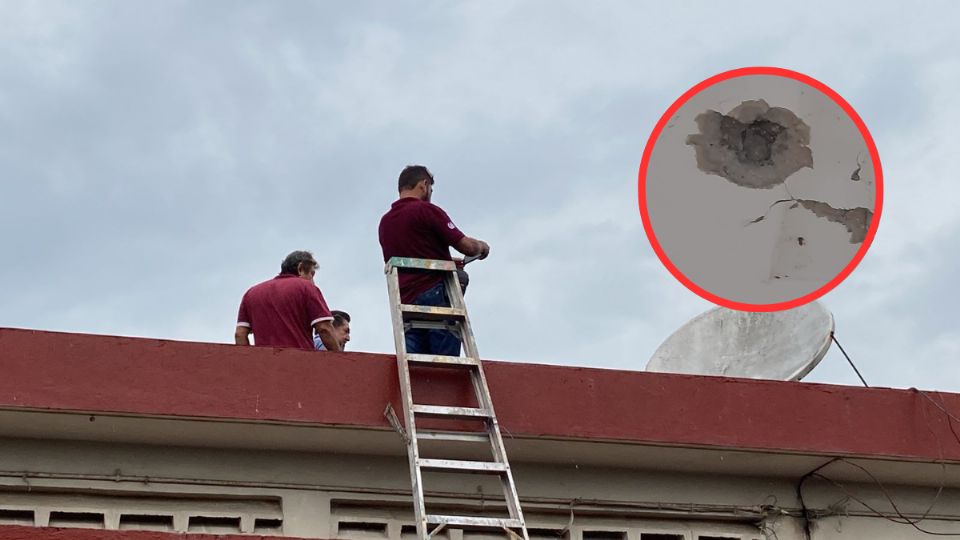 Cae rayo en escuela del sur de Veracruz