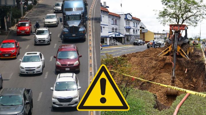 Estas son las vías alternas por obra de puente vehicular Las Trancas-Xalapa