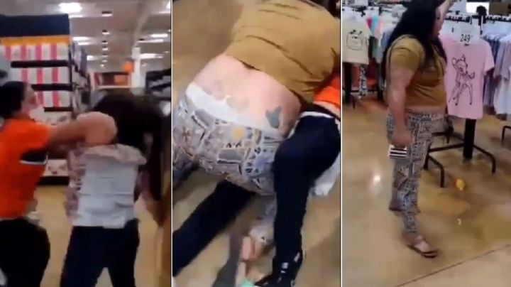 VIDEO | Farderas son descubiertas robando; se defienden hasta con las tazas