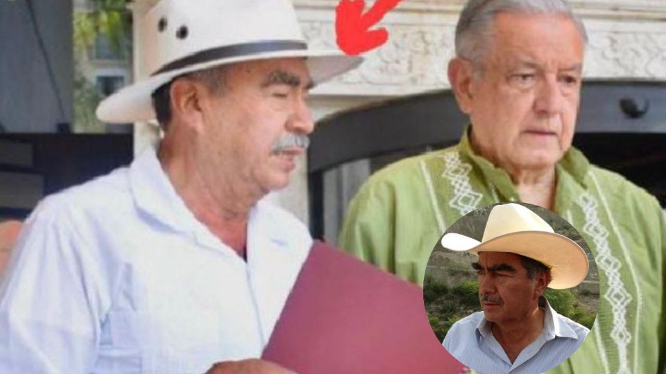 Javier de la Vega, guanajuatense, aparece en la foto junto al presidente de la República.