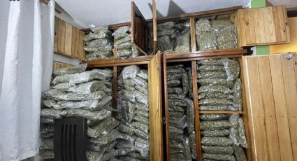 Guardaban 200 kilos de marihuana en el armario de su casa en Iztapalapa; los detienen
