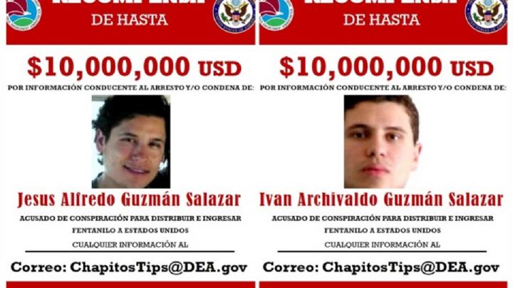 Duplica EU recompensa por "Alfredillo", hijo del Chapo Guzmán