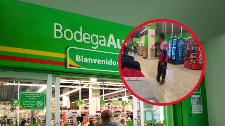 En Aurrera de Pachuca, joven rompe botella y amenaza con quitarse la vida