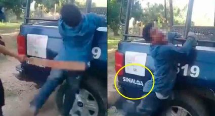VIDEO | “Ya papito... perdón”: hombre pide clemencia a policías que lo tablean