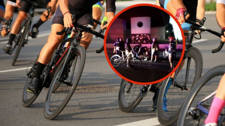 Carambola de ciclistas en bulevar Colosio Puente Atirantado, adulto mayor lesionado