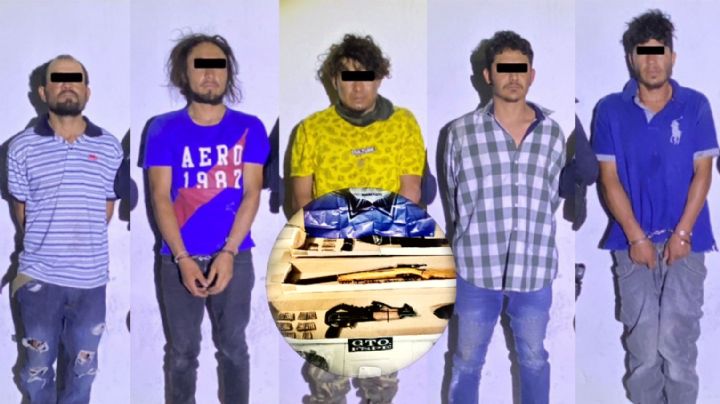 Cae banda en Tarimoro; tenían drogas, armas y municiones