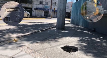 VIDEO | Cuidado con las trampas callejeras: hoyos peligrosos en la vía pública