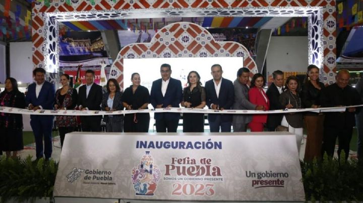 Feria de Puebla 2023 es inaugurada por gobernador Sergio Salomón