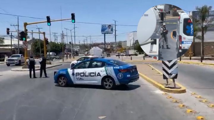 Iba a prender un cigarro, se distrae y lo aplasta una pipa