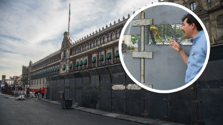 Gasto en vallas de Palacio Nacional contra marchas, sin rastros desde Calderón